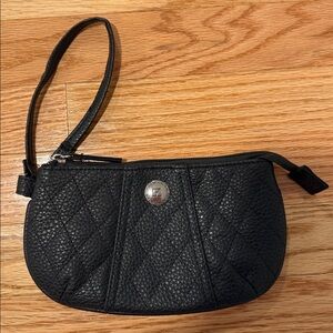 Stone Mountain Accessories Textured Black Wristlet